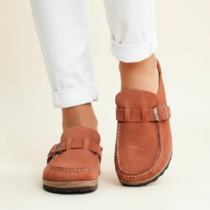 Janine | Orthopedic Mules - Beige - Women's Comfort Shoes Australia