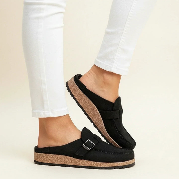 Janine | Orthopedic Mules - Beige - Women's Comfort Shoes Australia