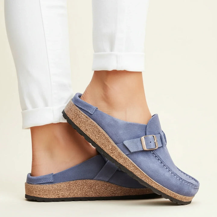 Janine | Orthopedic Mules - Beige - Women's Comfort Shoes Australia