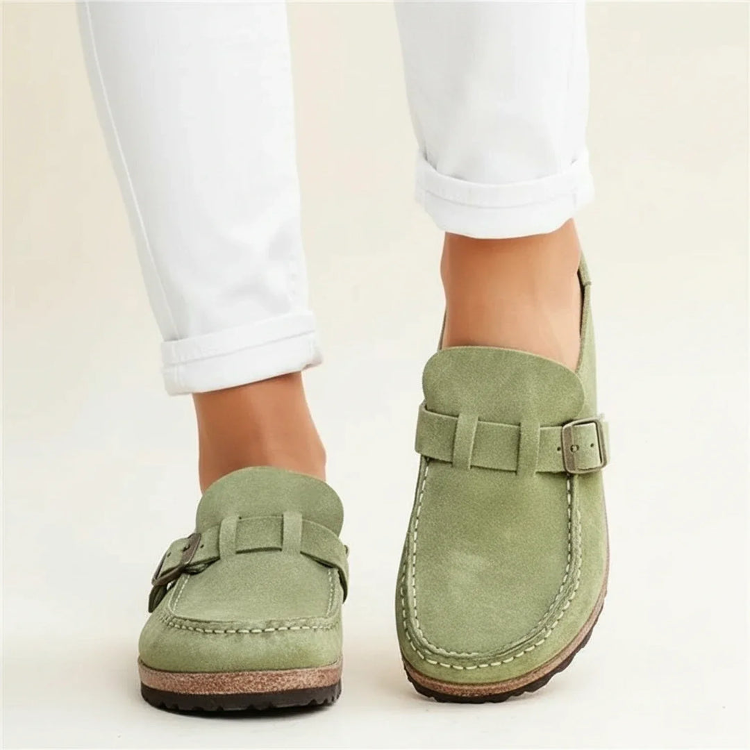 Janine | Orthopedic Mules - Beige - Women's Comfort Shoes Australia